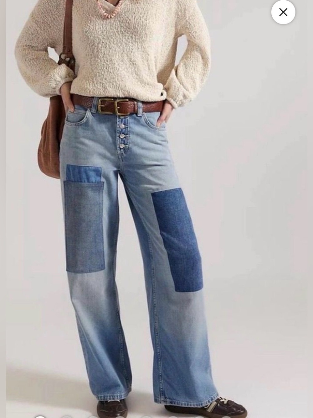 We The Free Patchwork Nia Boyfriend Jeans, 
Size 27